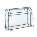 Relaxdays Metal Greenhouse – 92x124x42cm Transparent Cold Frame