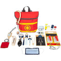 Small Foot Emergency Doctor's Backpack - 17pc Medical Toy Playset