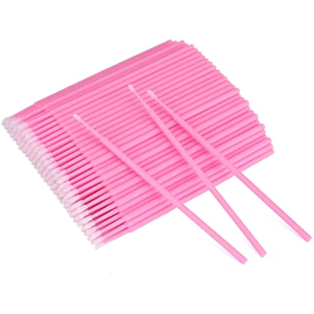 G2PLUS 200PCS Micro Applicators Brushes | 2.0mm Pink Eyelash Extensions