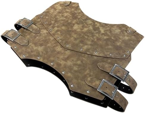 Medieval Faux Leather Chest Armor - Adjustable LARP Knight Gear