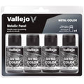 Vallejo Metal Color Set – Metallic Acrylic Paints for Model Painting