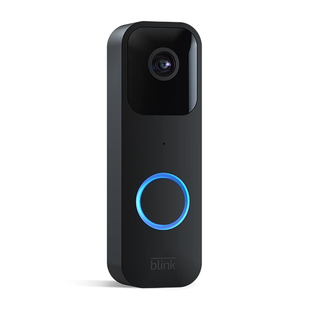 Blink Video Doorbell – Certified Refurbished HD Smart Camera (Black)