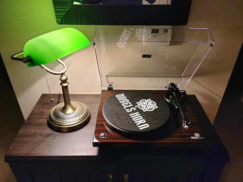 Jolof Store Green Glass Bankers Desk Lamp – Adjustable Vintage Table Light