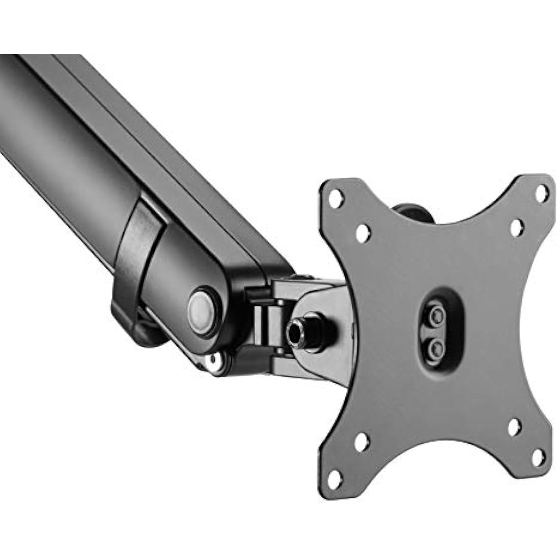 Amer Mounts Single Monitor Arm – 17-32" VESA Desk Mount, Black