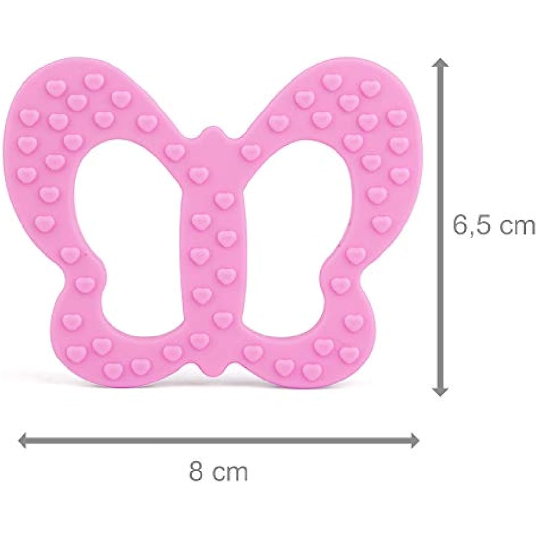 PREMYO Silicone Baby Teething Toy – BPA-Free Butterfly Teether, Purple