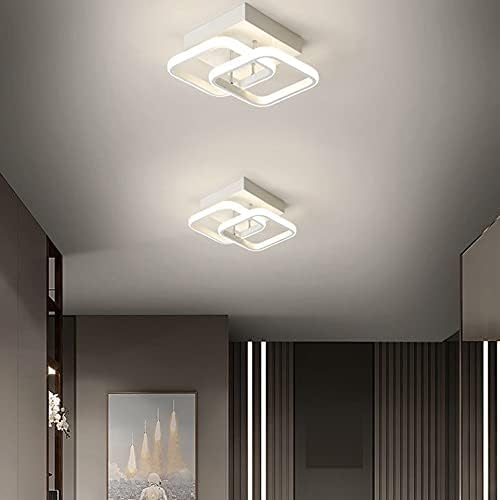 22W Modern Square LED Ceiling Light | Dimmable 3-Color Lamp