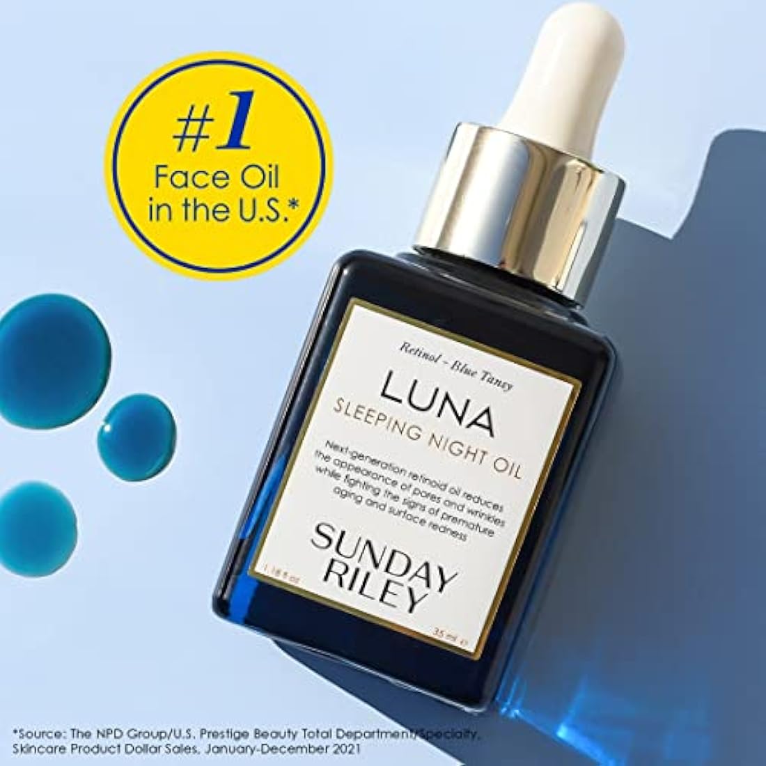 Sunday Riley Luna Sleeping Night Oil – Retinoid Anti-Aging Treatment