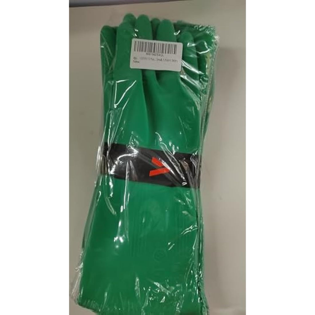 Vgo Reusable Rubber Dishwashing Gloves – Extra Thick Long Sleeve Kitchen