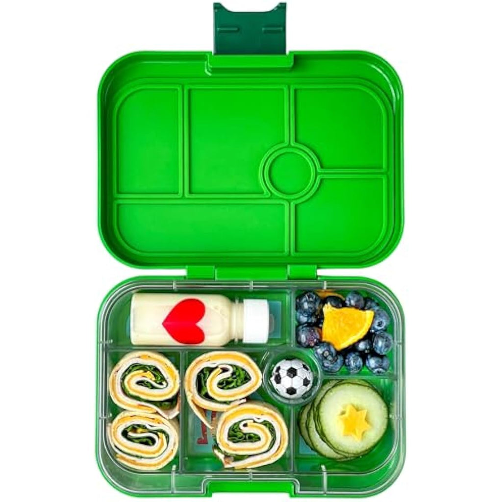 Yumbox Original Kids Bento Lunch Box | Leakproof 5-Compartment - Green