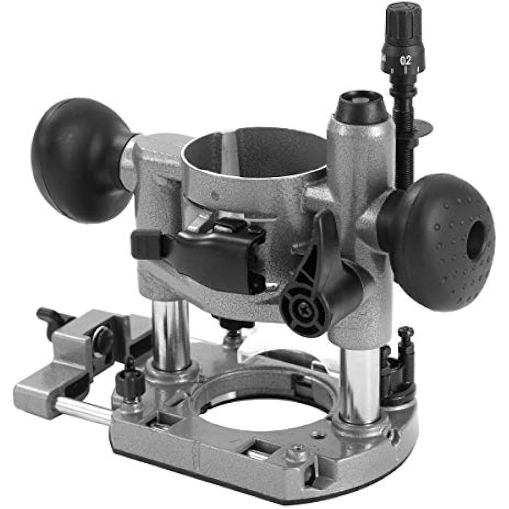 KATSU Plunge Base for Wood Routers - Adjustable Aluminum with Dust Nozzle