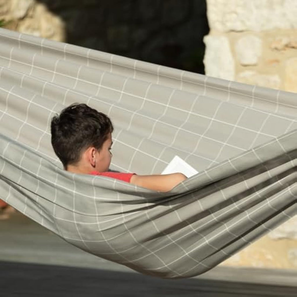 La Siesta Brisa Almond Double Hammock – Weather Resistant Outdoor Canvas