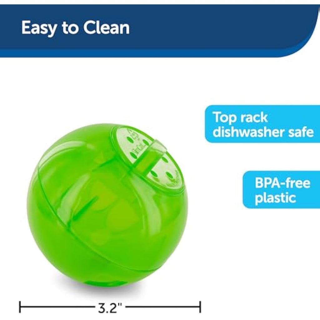 PetSafe SlimCat Interactive Food Dispenser Toy – Green Slow Feeder