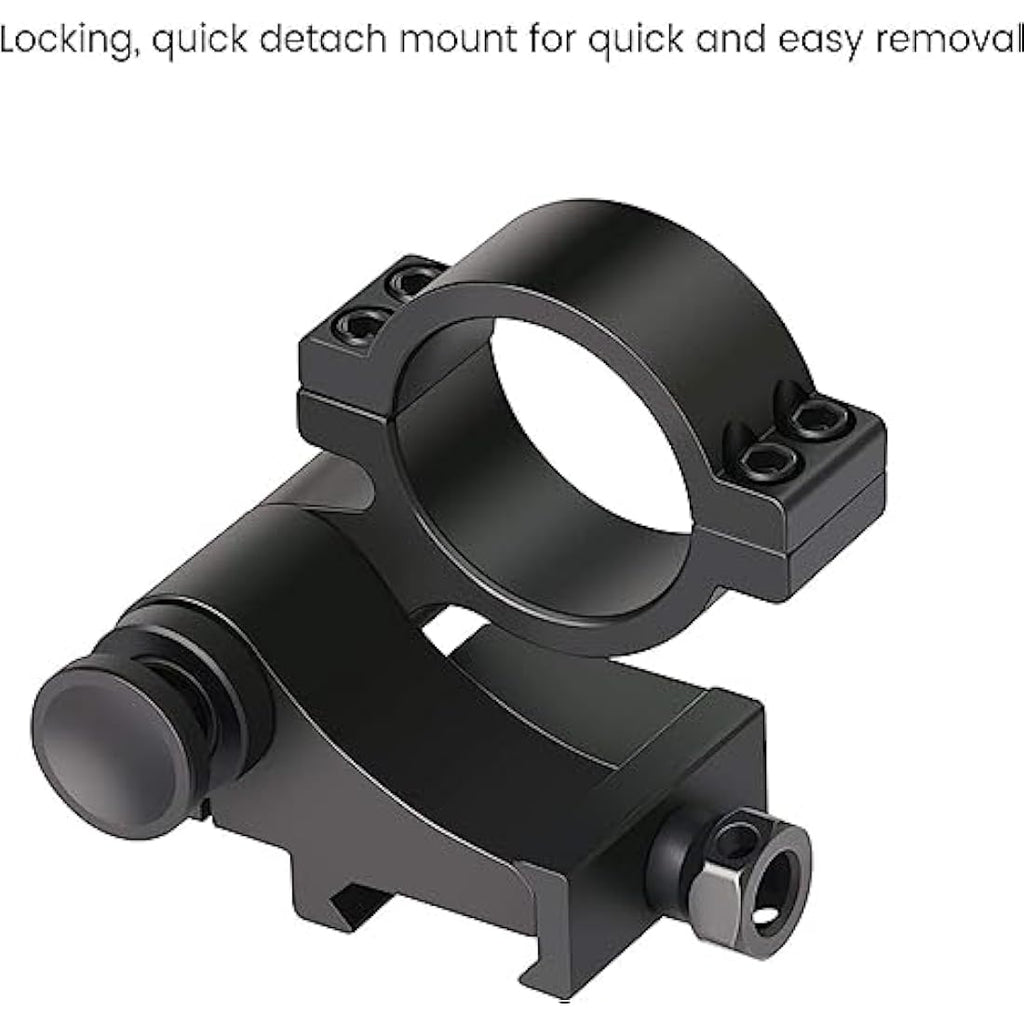 Feyachi M36 1.5X-5X Red Dot Sight Magnifier with Flip-to-Side Mount