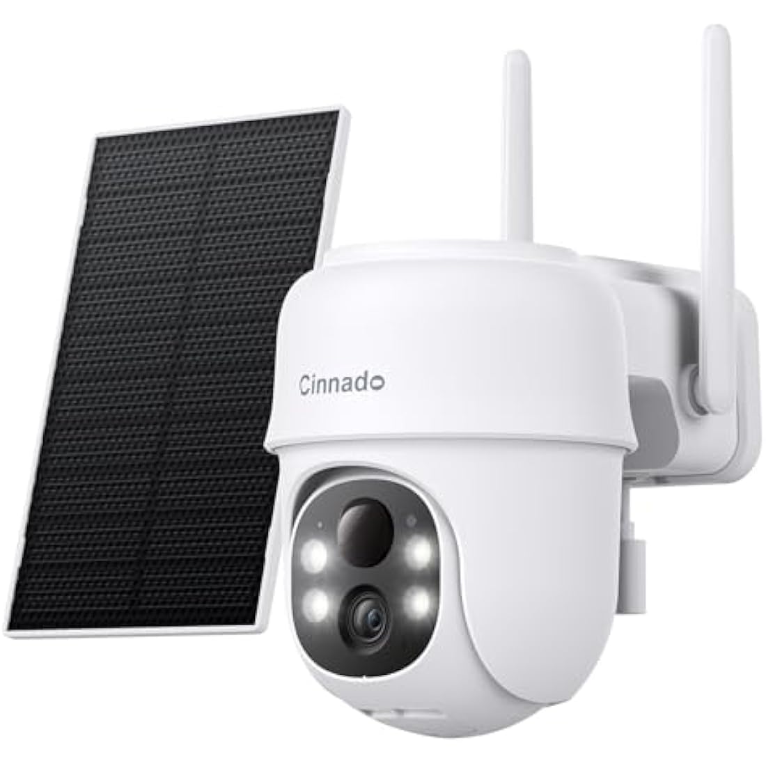 Cinnado Solar Security Camera – 2K Wireless Outdoor CCTV with 360° PTZ