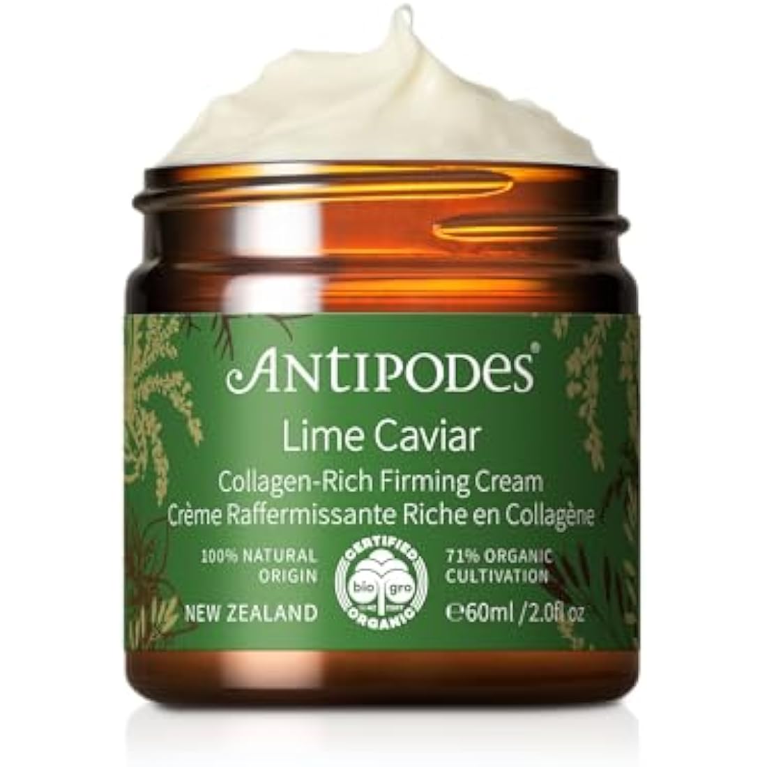 Antipodes Lime Caviar Collagen Firming Day Cream – Peptide Moisturiser