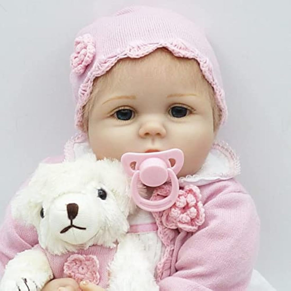 Jolof Store Reborn Monkey Doll – 21 Inch Lifelike Silicone Orangutan Toy