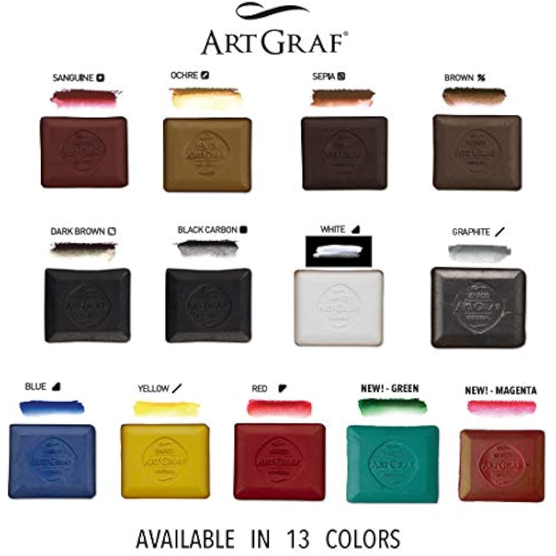 Jolof Store Earth Tone Graphite Pencils – Acid-Free Art Set, 6 Count