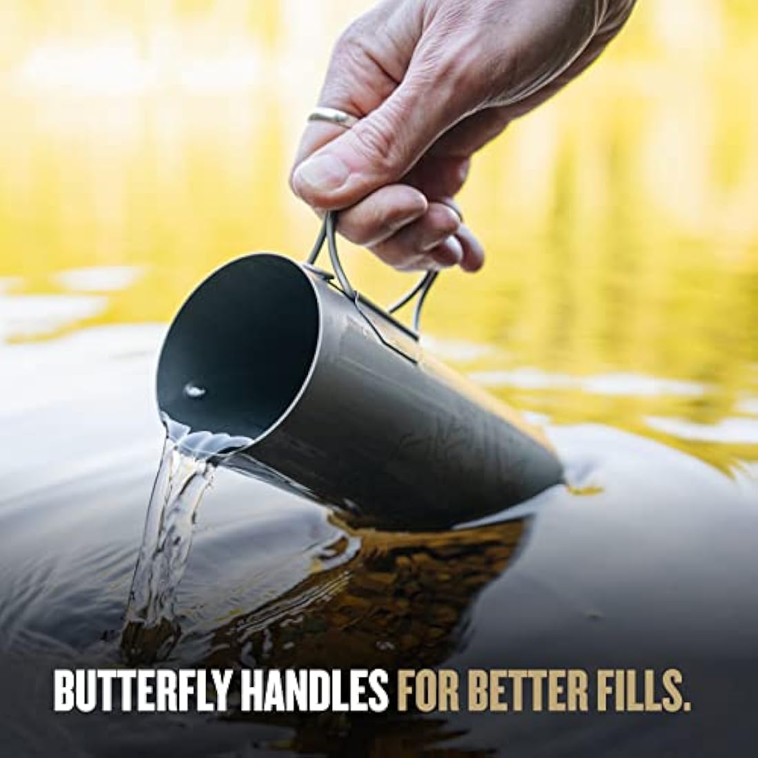 GRAYL UltraPress Titanium Water Purifier – Covert Black Survival Gear