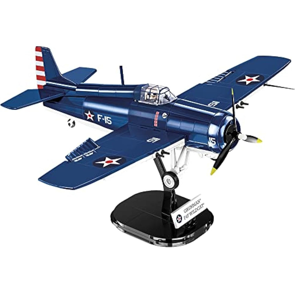 COBI F4F Wildcat Building Blocks Model Kit - 375 Piece Historical Set