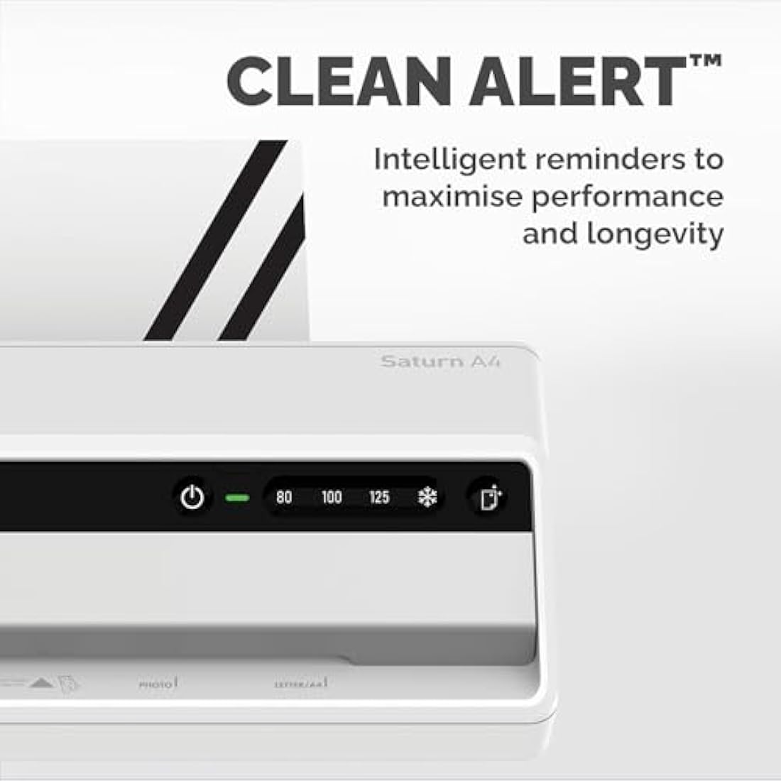 Fellowes Saturn A4 Laminator – InstaHeat 60s Warm-Up for Home & Office