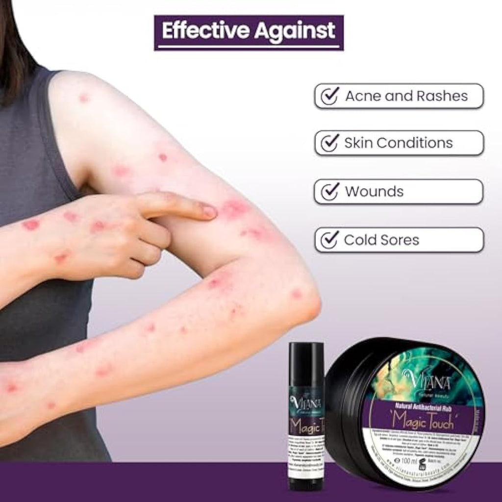 Vilana Magic Touch Natural Antibacterial Salve - Healing Balm 100ml (Pack 2)