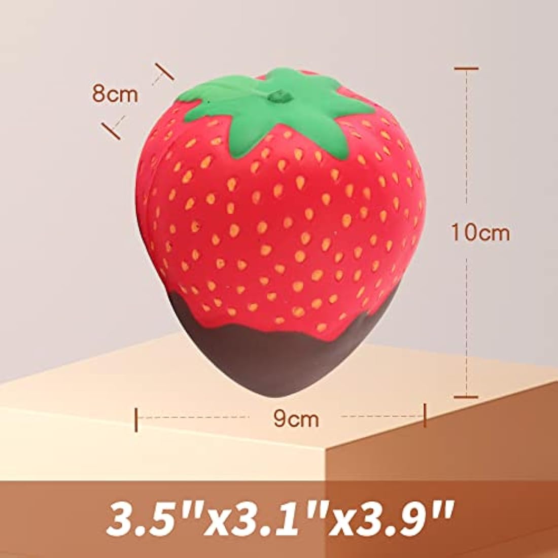 Anboor Kawaii Strawberry Squishy Toy – Slow Rising Scented Stress Relief