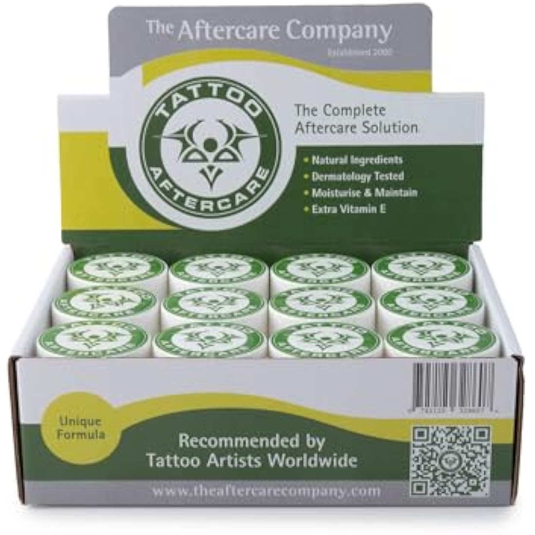 The Aftercare Company Tattoo Aftercare Box | 24 x 10g Vitamin E Balm