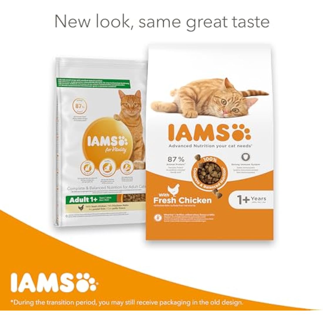 IAMS Adult Dry Cat Food Chicken 10kg – Immune Support & Healthy Skin