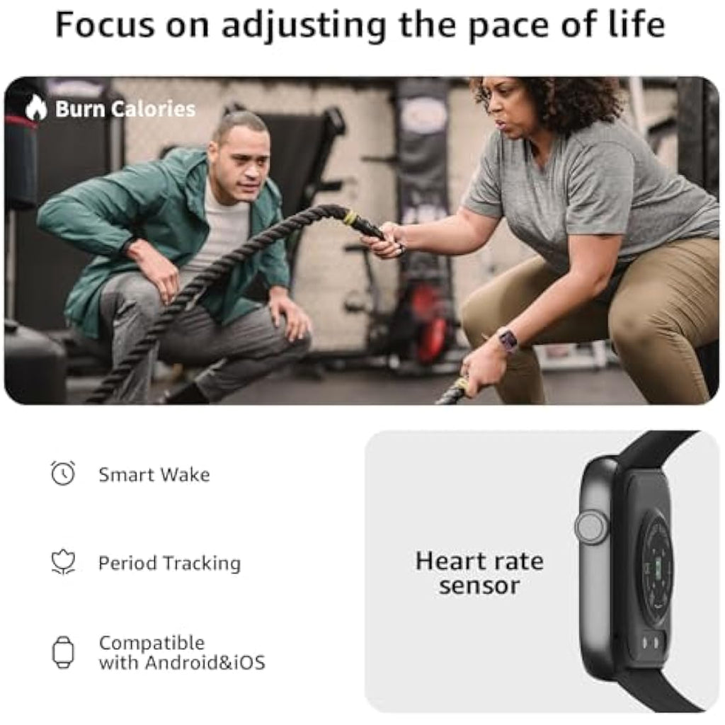 Smart Watch - 1.85" Fitness Tracker with Bluetooth Calling
