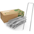 GardenGloss Anti-Rust Steel Garden Pegs - 25 Pack Heavy Duty Ground Stakes