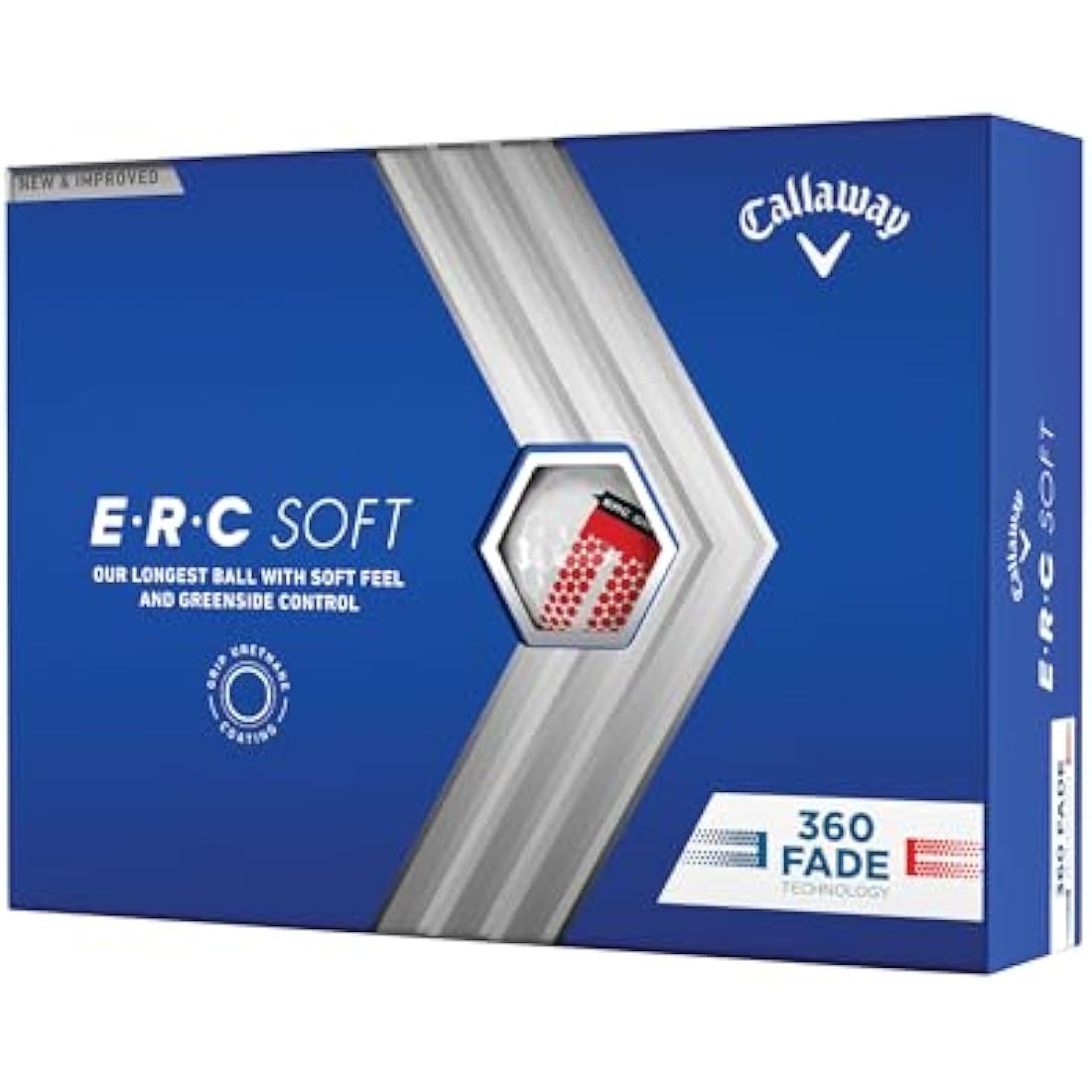 Callaway ERC Soft 2023 Golf Balls – High Speed Core & FADE Alignment