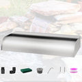 LONGRUNNEW 60cm Pond Waterfall Blade – 304 Stainless Steel Fountain