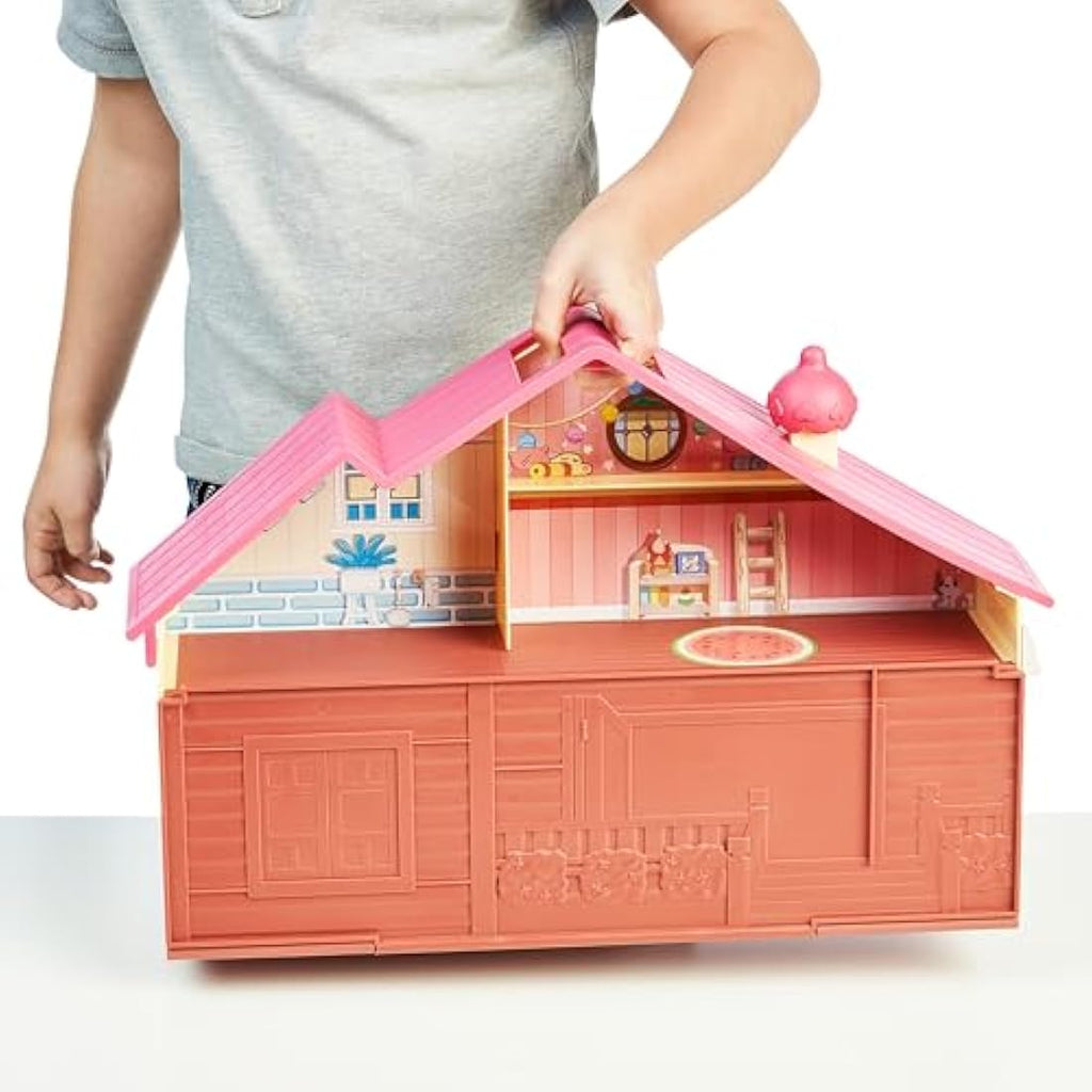 Bluey Heeler Family Home Playset – 4-Room Dollhouse with Action Figure