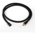 YOSSEE 1.5M PVC Shower Hose | Matt Black Anti-Twist Flexible Replacement