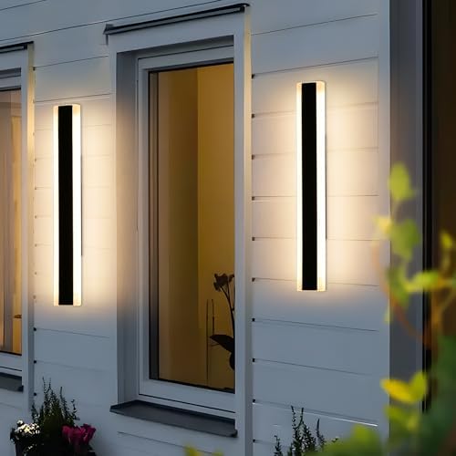 Jolof Store 60cm LED Outdoor Wall Light – IP65 Waterproof 3-Color Sconce