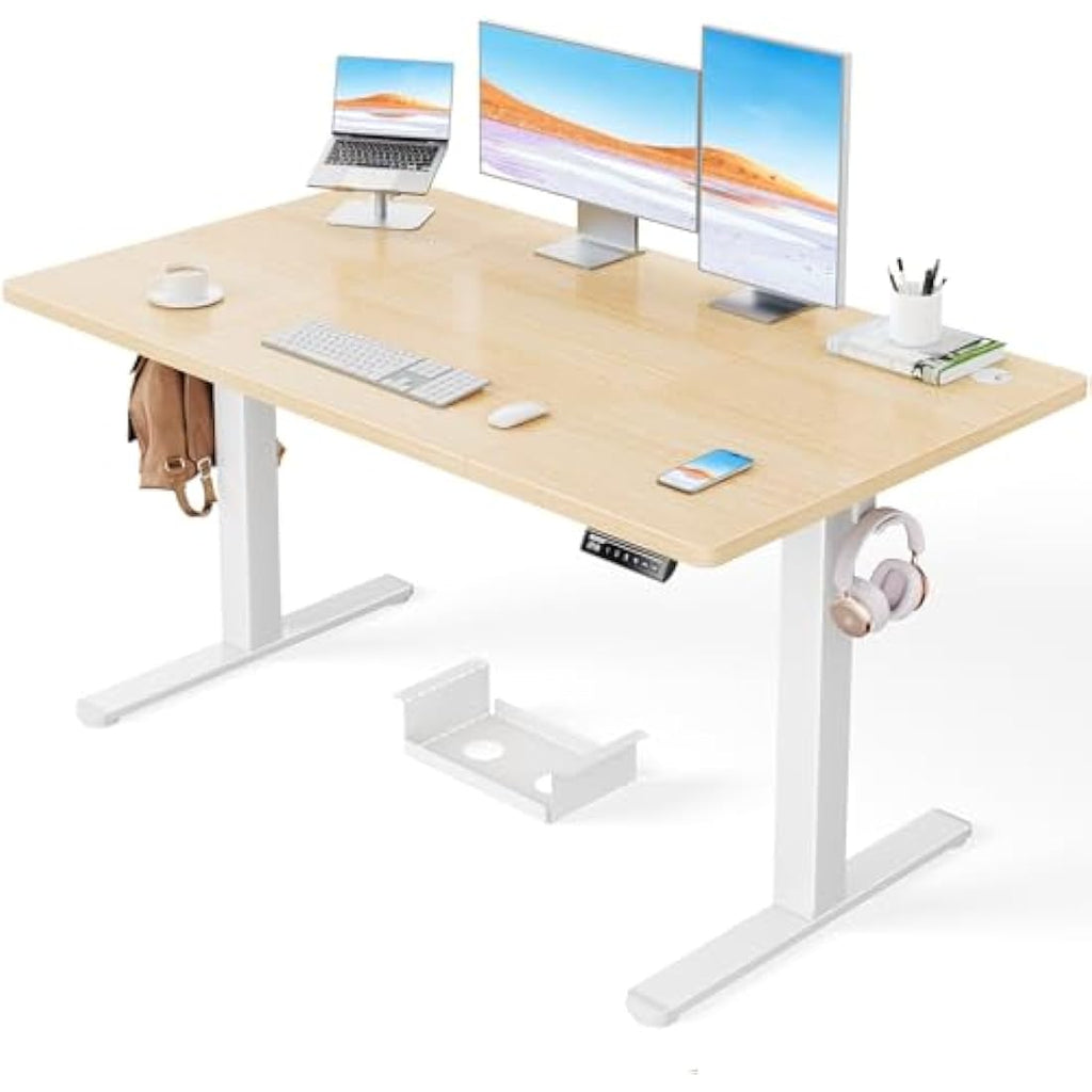 ErGear Electric Standing Desk – 140x80cm Height Adjustable Desk