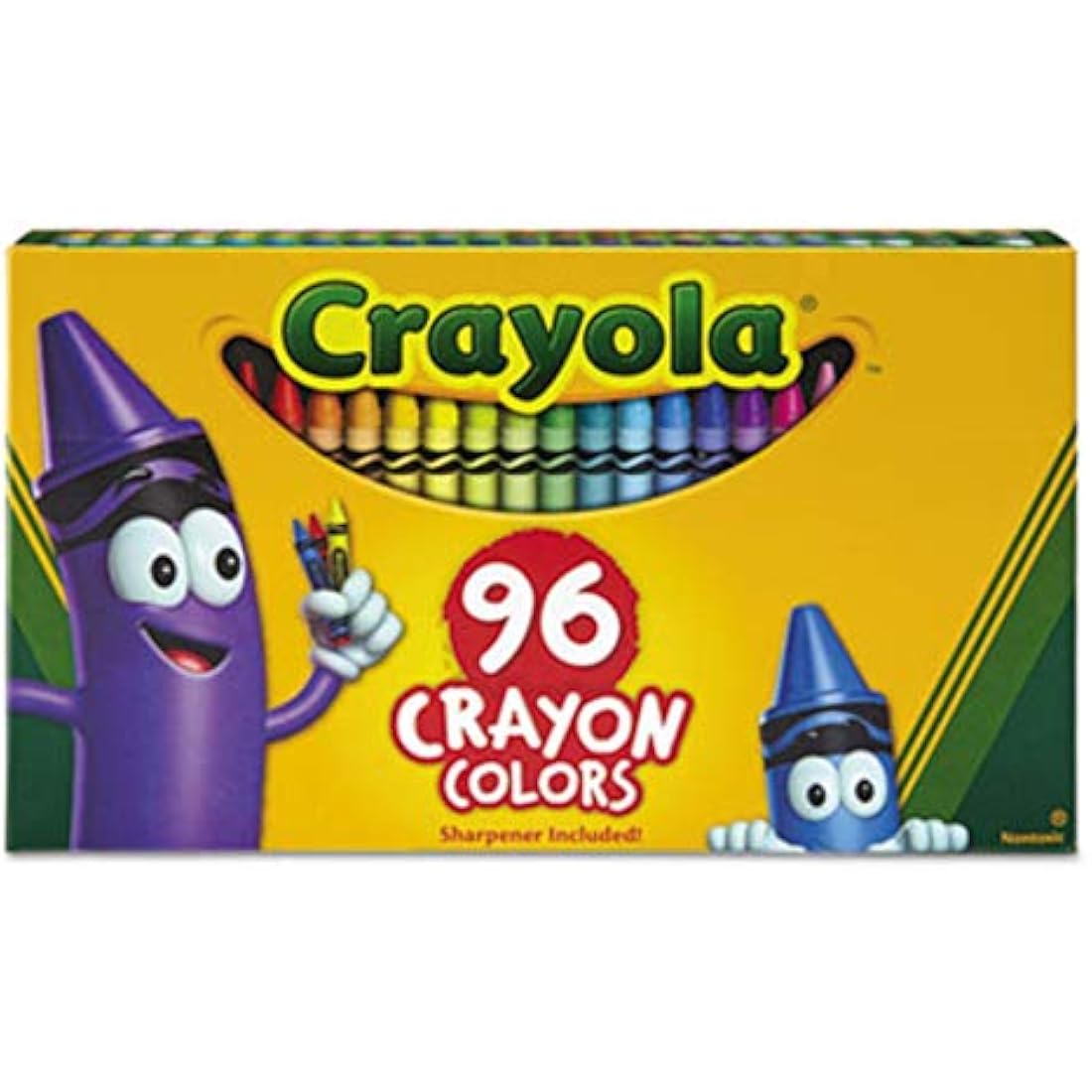 Crayola Classic Color Crayons with Sharpener - 96 Count Coloring Set