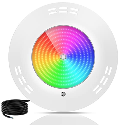 LyLmLe 35W Resin Filled RGB LED Pool Lights | IP68 Waterproof Surface Mount