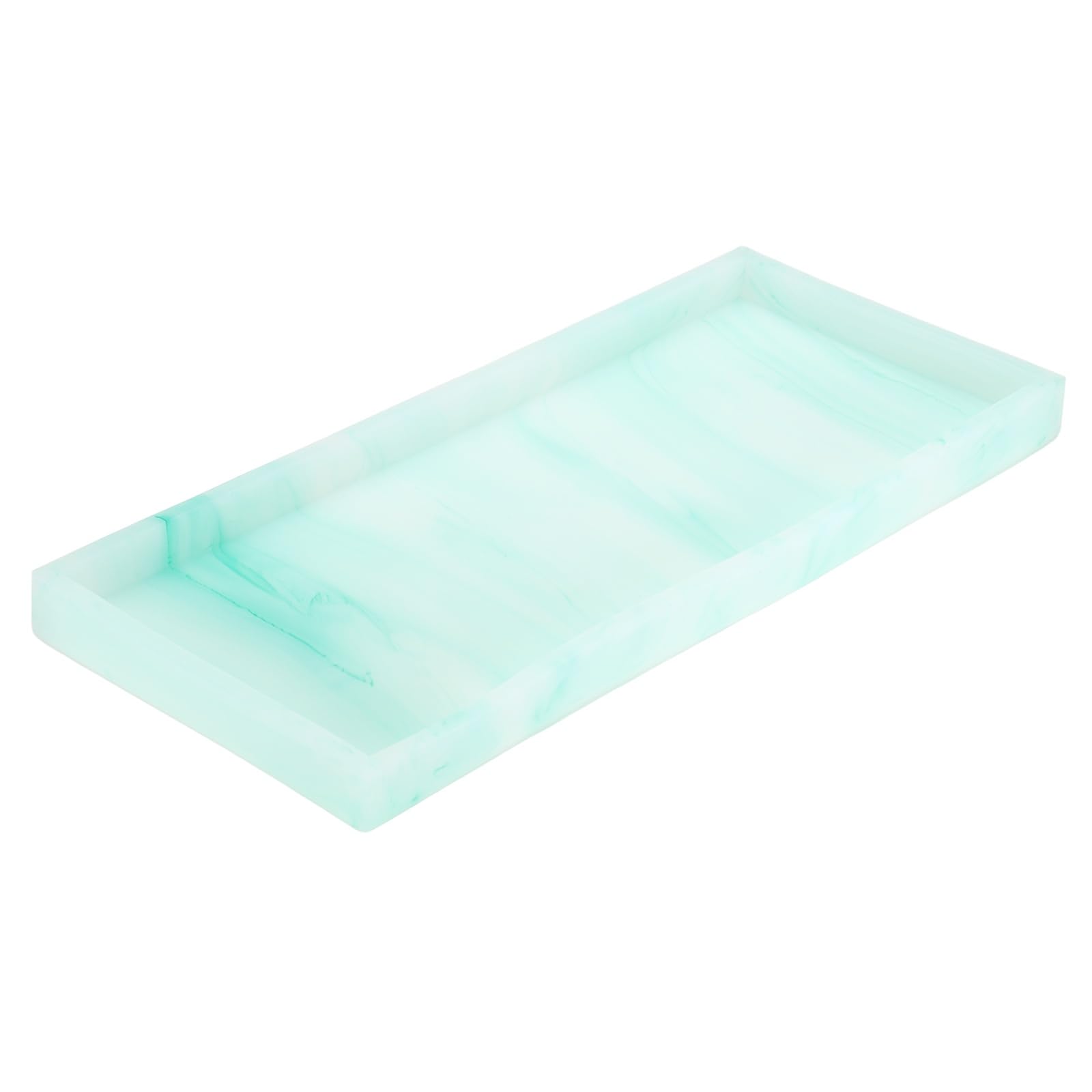 Silicone Bathroom Vanity Tray – 11.8" Shatterproof Sink Organizer
