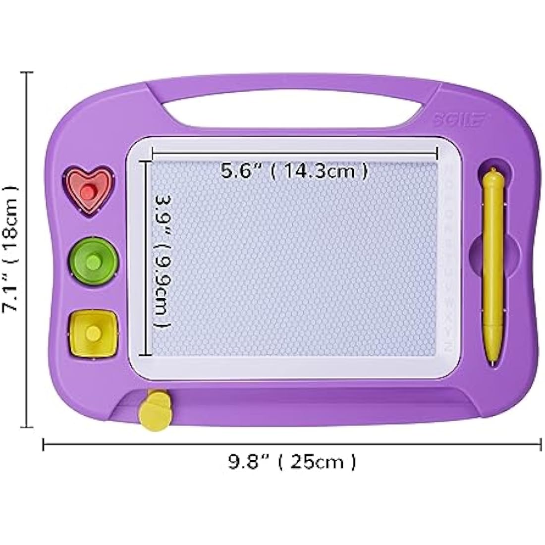 SGILE Magnetic Drawing Board – Erasable Colorful Doodle Pad for Toddlers
