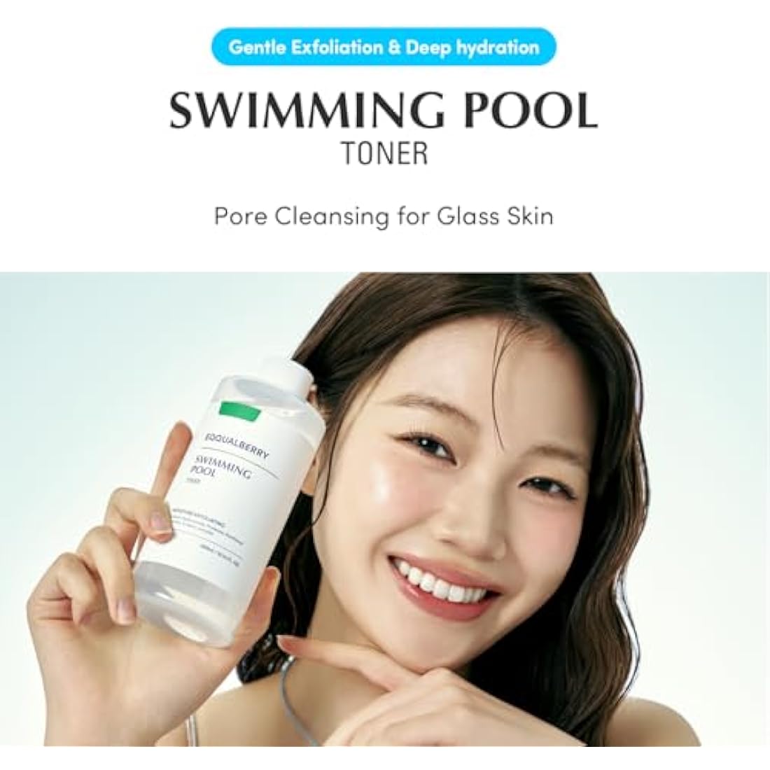 Eqqualberry Swimming Pool Face Toner | 300ml Hydrating Pore Control