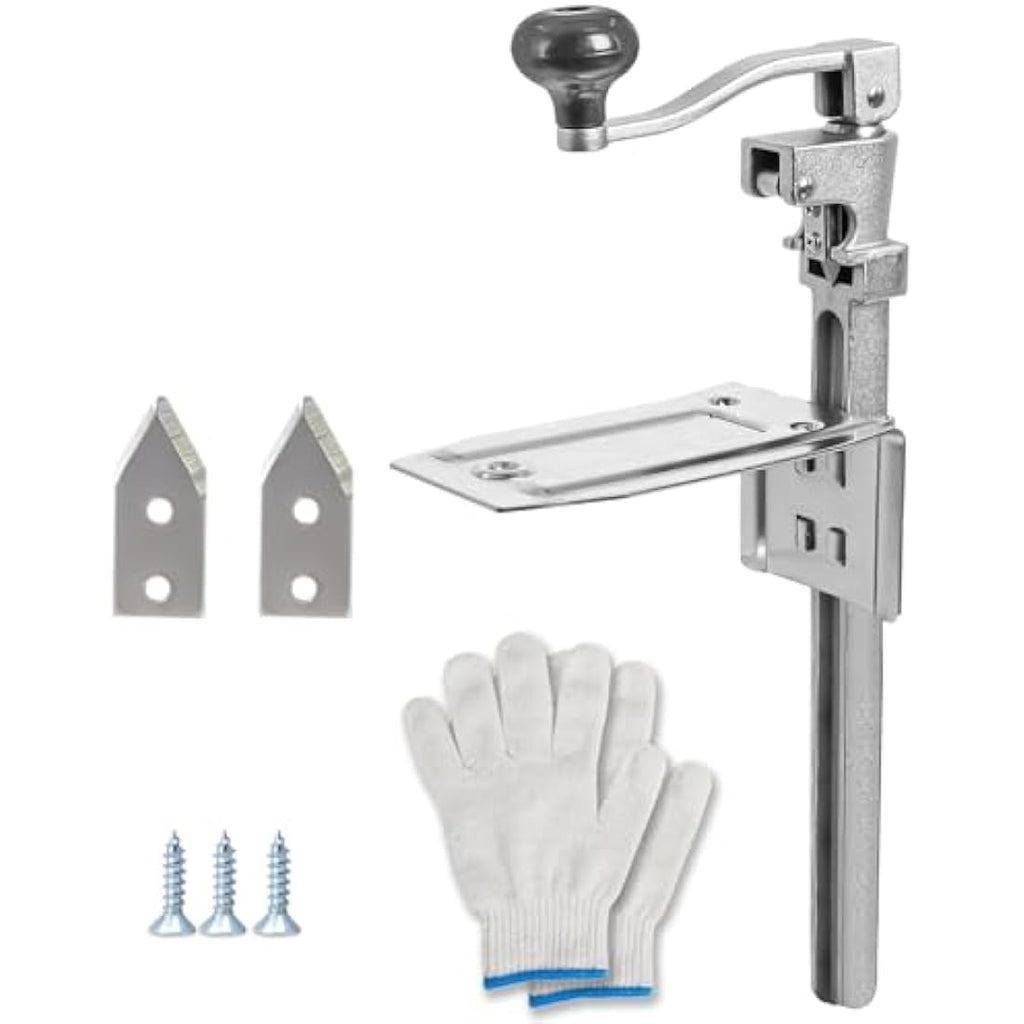 Gekufa Heavy Duty Commercial Manual Can Opener with 2 Blades