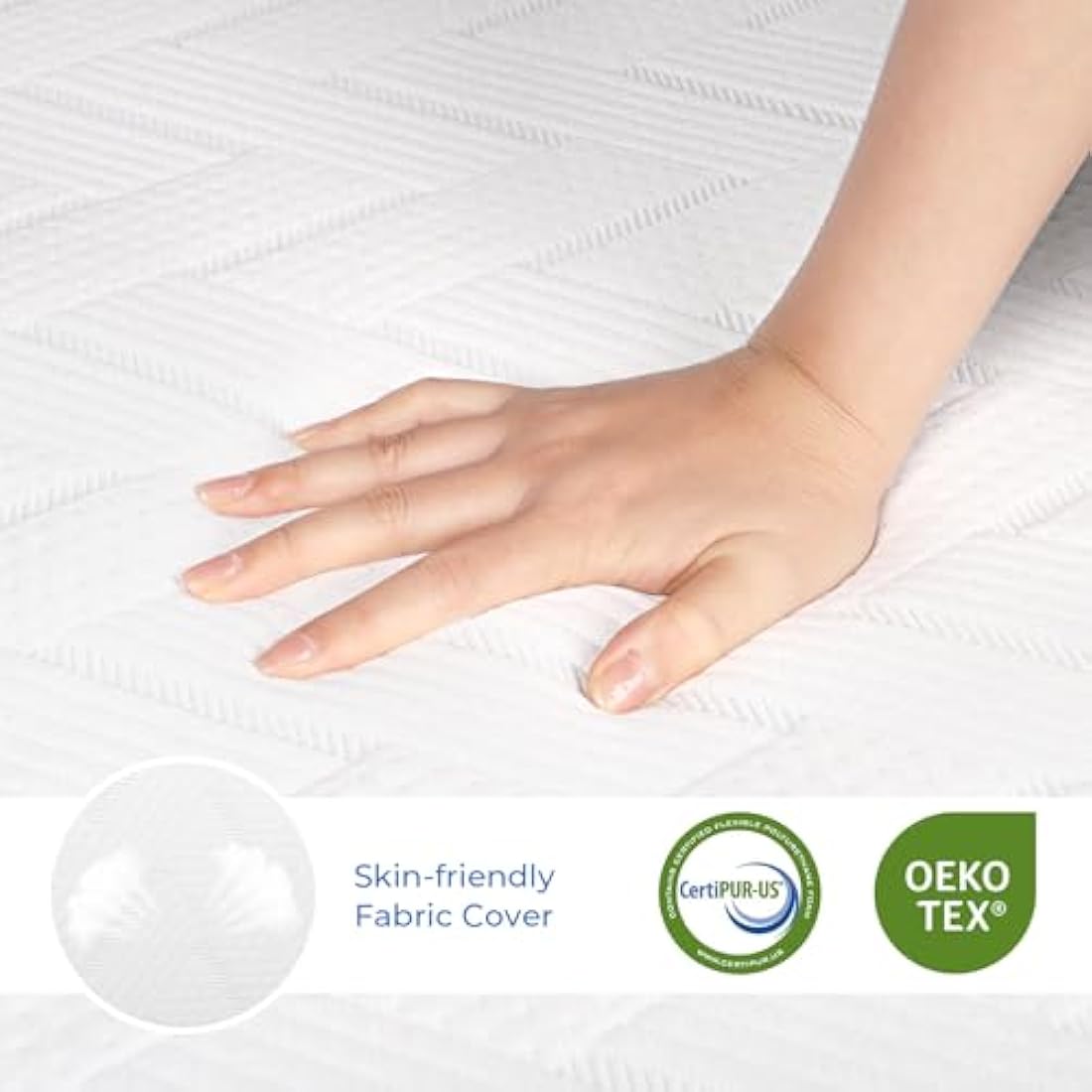 Vesgantti Double Tri-fold Mattress – 10cm Gel Memory Foam Guest Bed
