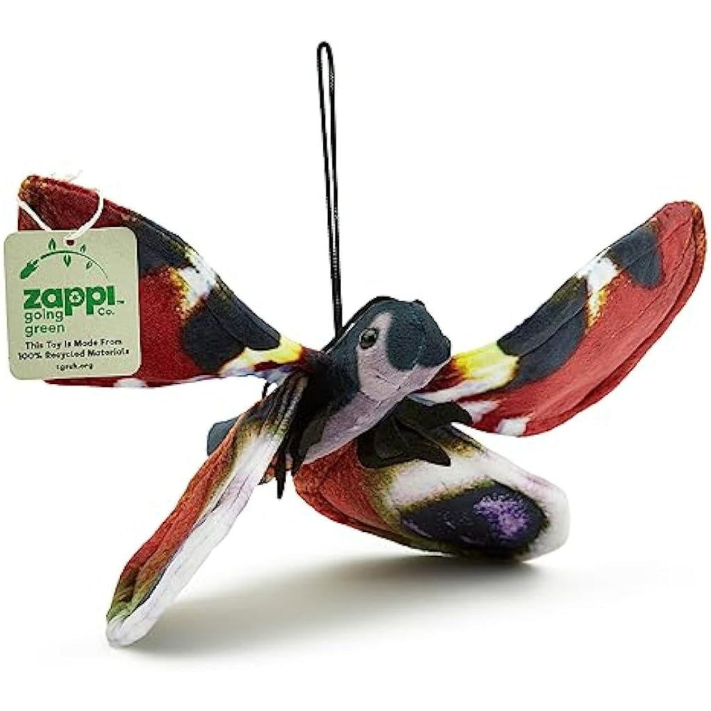 Zappi Co Peacock Butterfly Plush – 100% Recycled Eco-Friendly Soft Toy