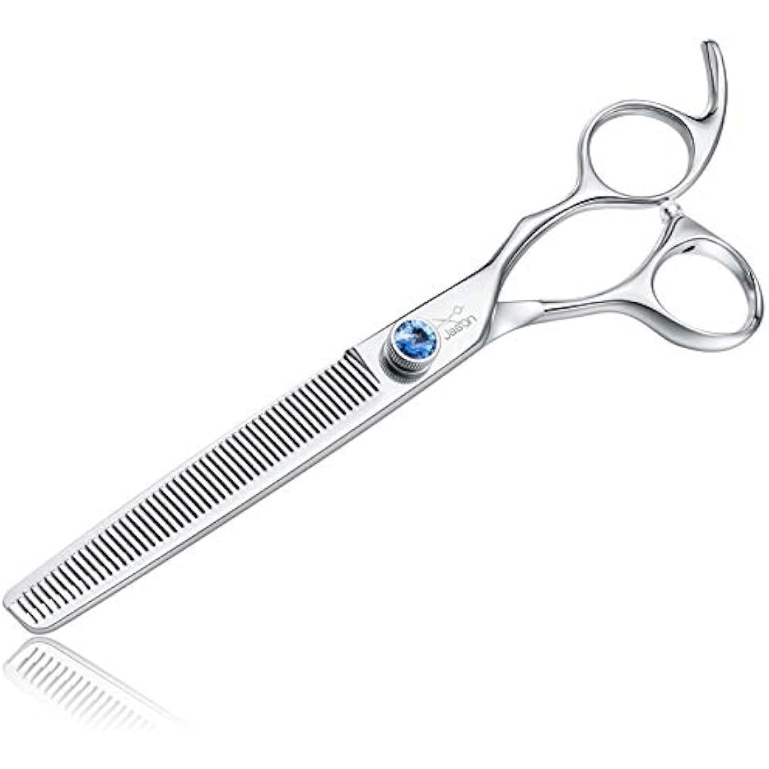 JASON 7" Dog Grooming Thinning Scissors | 50 Teeth 440C Stainless Steel