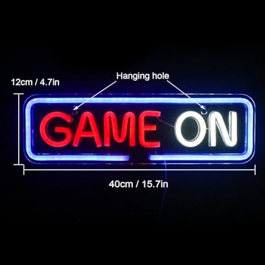 Game On Neon Sign – LED Gaming Wall Decor for Game Room