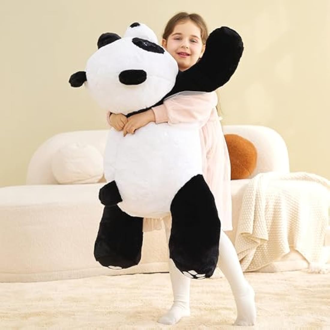 IKASA Giant Panda Stuffed Animal – 78cm Large Soft Plush Toy for Kids