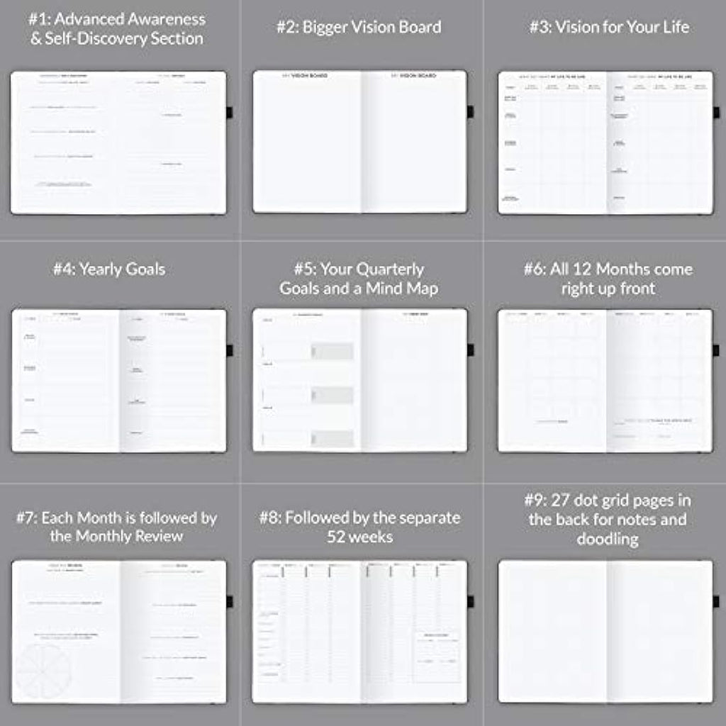 Clever Fox Undated Weekly Planner – A5 Hourly Schedule & Organizer