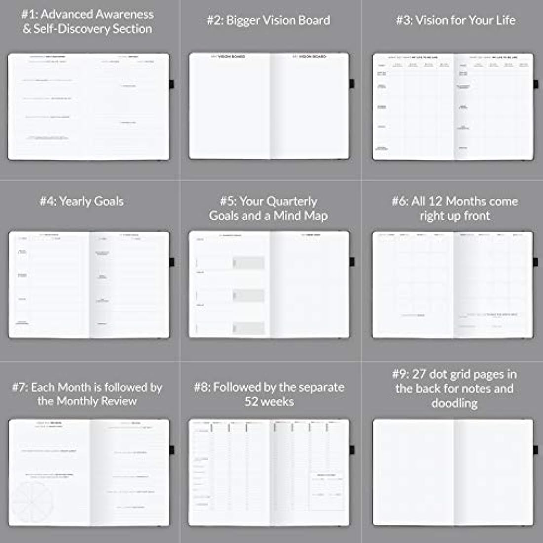 Clever Fox Undated Weekly Planner – A5 Hourly Schedule & Organizer