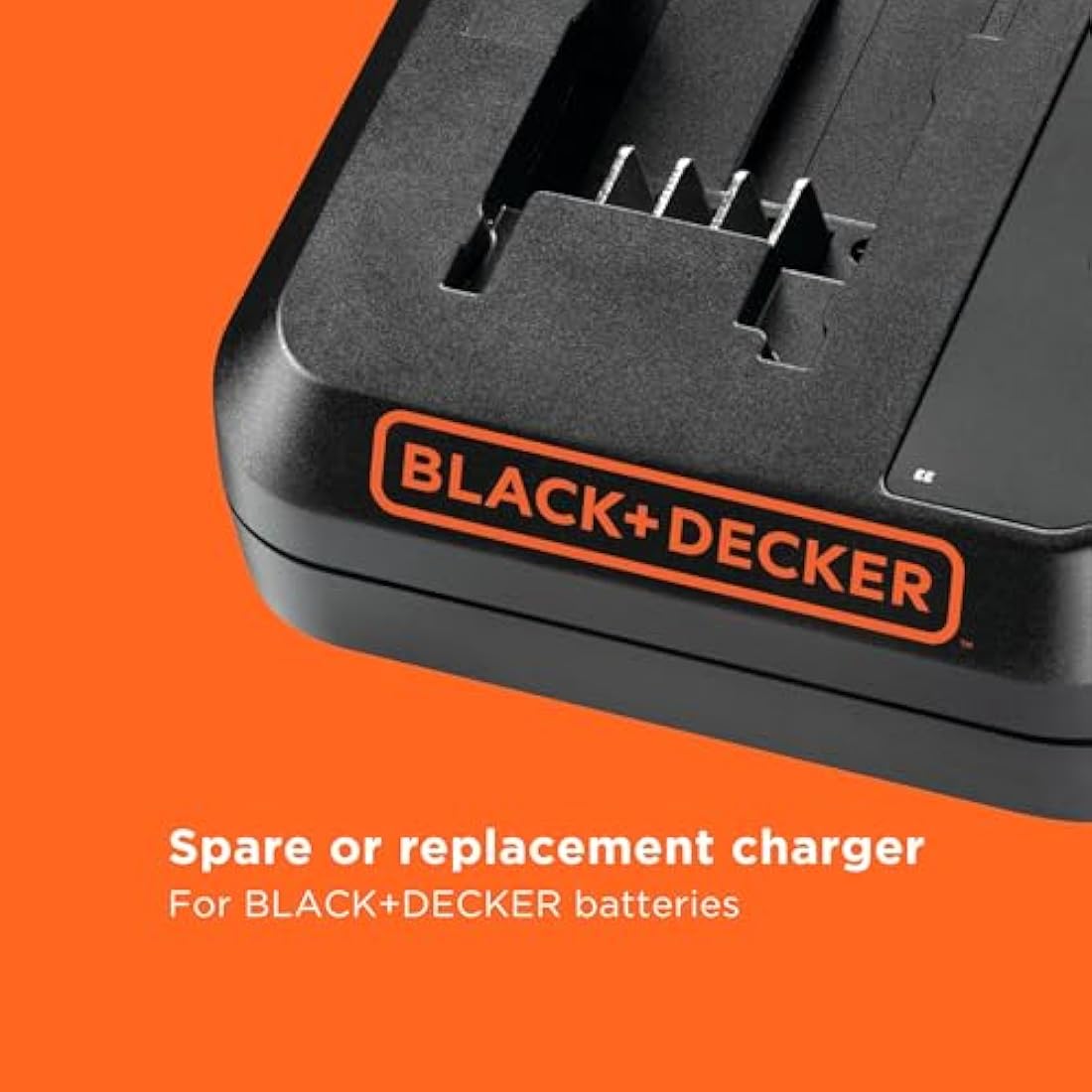 BLACK+DECKER 1A Fast Battery Charger for 18V Power Tools – BDC1A-GB